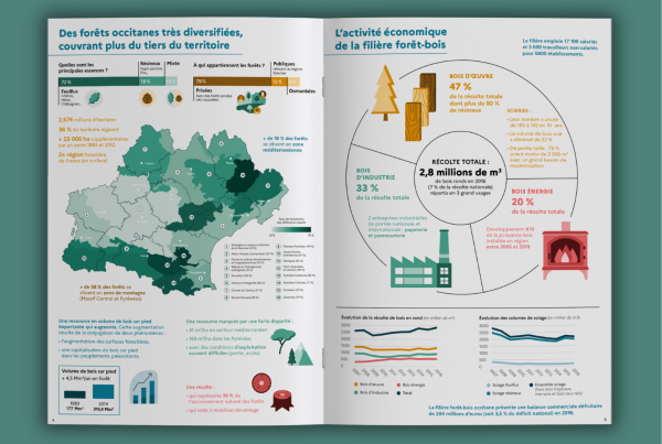 Brochure de la DRAAF Occitanie sur la filière forêt-bois